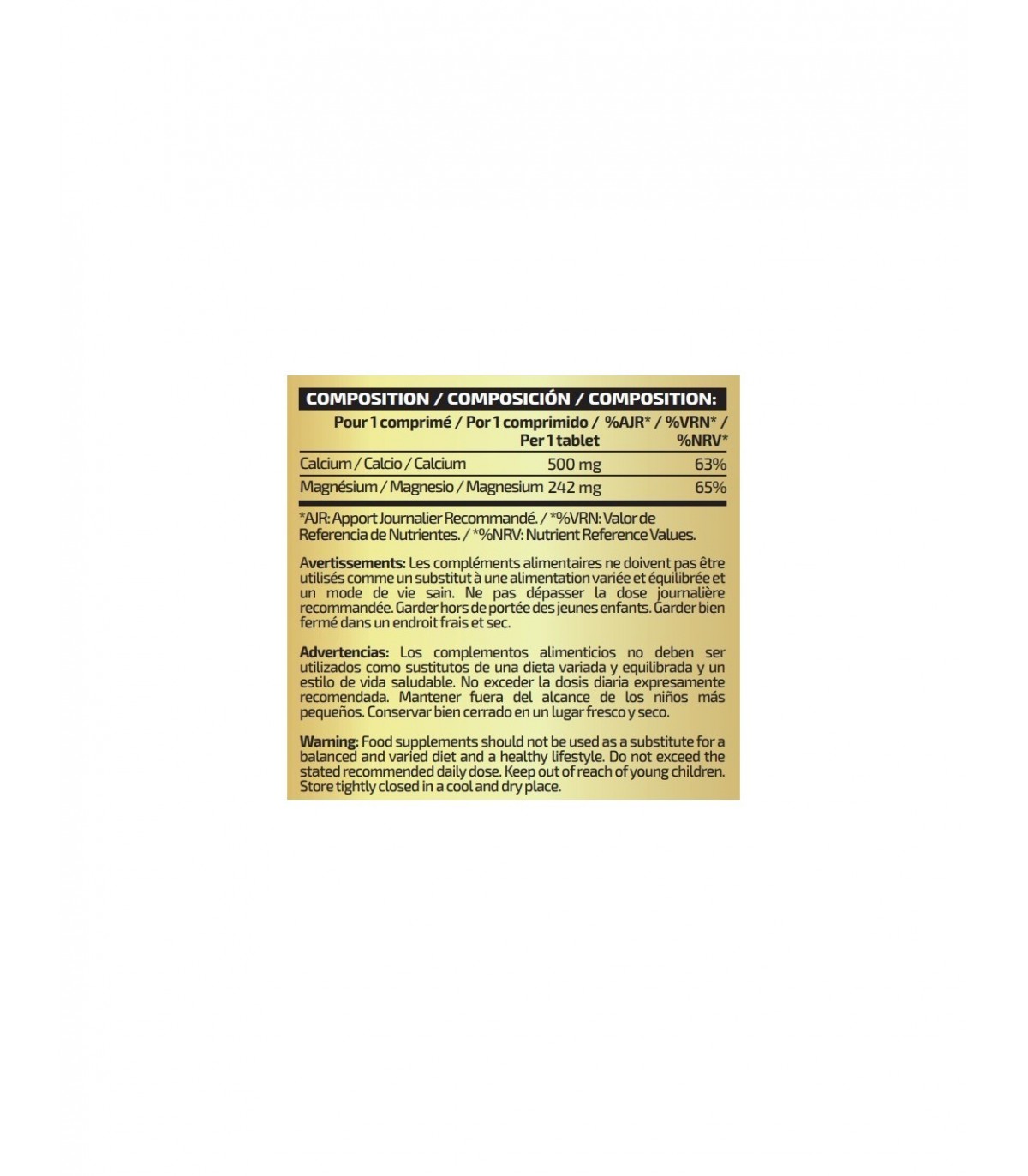 CALCIO Y MAGNESIO CA + MG