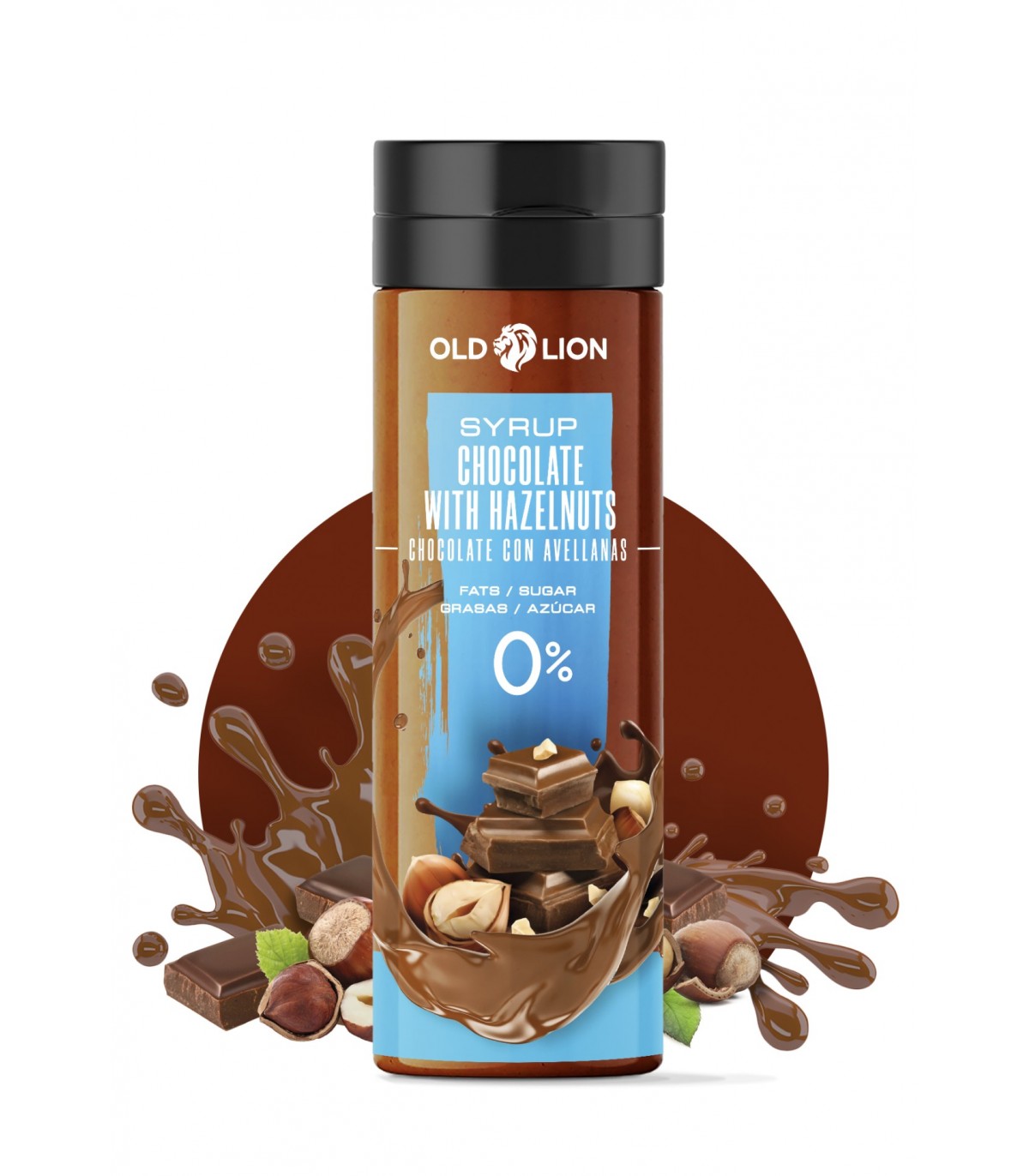 SIROPE CHOCOLATE CON AVELLANAS OLD LION