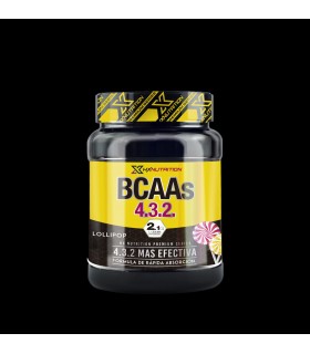 BCAAS 432 PIRULETA aminoácidos ramificados HX NUTRITION
