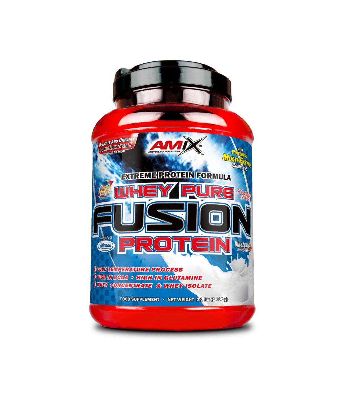 Proteína Whey Pure Fusion Protein 1 kg AMIX