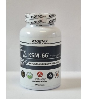 NUEVO KSM66 ASHWAGHANDA IO GENIX 90 CAPSULAS