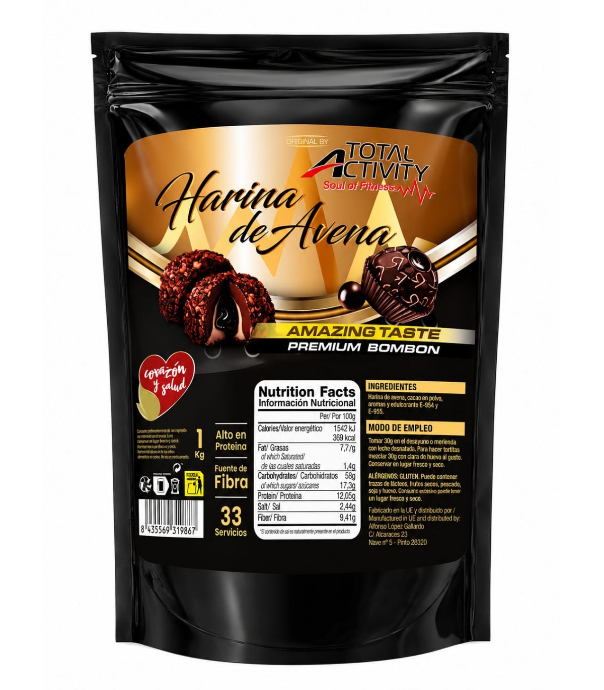 AVENA PREMIUM BOMBON TOTALACTIVITY