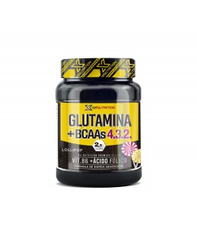 GLUTAMINA + BCAAS 4.3.2 HX PREMIUM