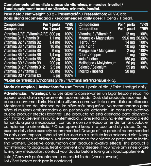 VITAMIN MINERAL ESSENTIAL NUTRITION